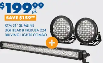 BCF XTM 31" Slimline Lightbar & Nebula 224 offer