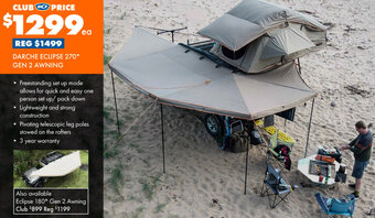 BCF Darche Eclipse 270 Gen 2 Awning offer