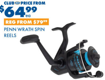 BCF Penn Wrath Spin Reels offer