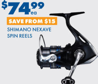 BCF Shimano Nexave Spin Reels offer