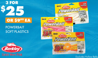 BCF Berkley Powerbait Soft Plastics offer