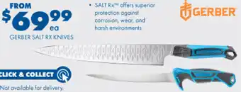 BCF Gerber Salt RX Knives offer