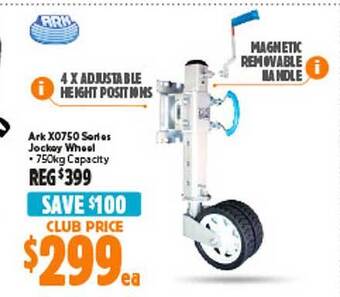 Anaconda Ark x0750 series jockey wheel offer