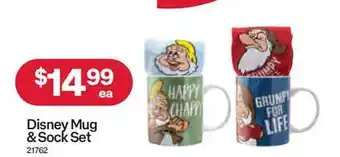 Australia Post Disney mug & sock set offer