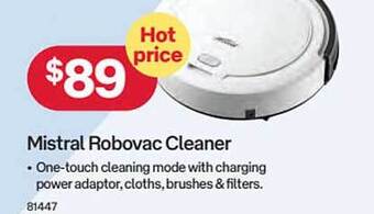 Australia Post Mistral robovac cleaner offer