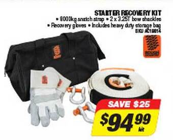 Autobarn Starter recovery kit offer