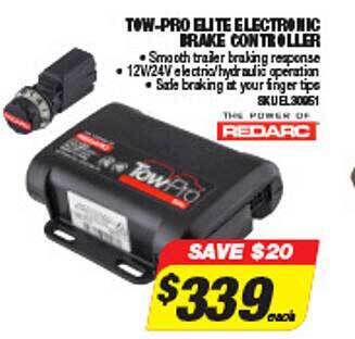 Tow-pro elite electronic brake controller