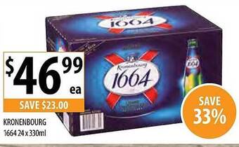 Supabarn Kronenbourg 1664 offer
