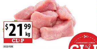 Supabarn Diced pork offer