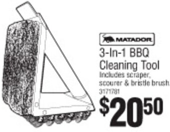 Bunnings 3-In-1 BBQ Cleaning Tool offer