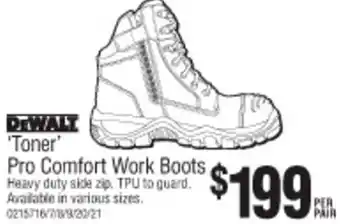 DeWalt Toner Pro Comfort Work Boots