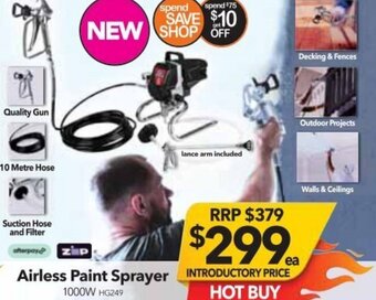Cheap as Chips Airless Paint Sprayer offer