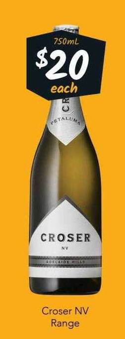 Cellarbrations Croser nv range offer