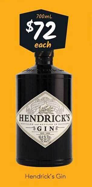 Hendrick's gin