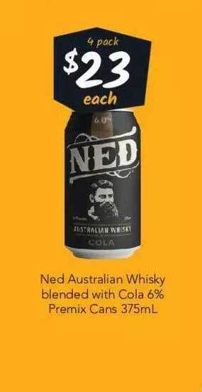 Cellarbrations Ned australian whisky offer