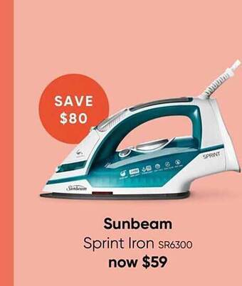 Myer Sunbeam sprint iron offer