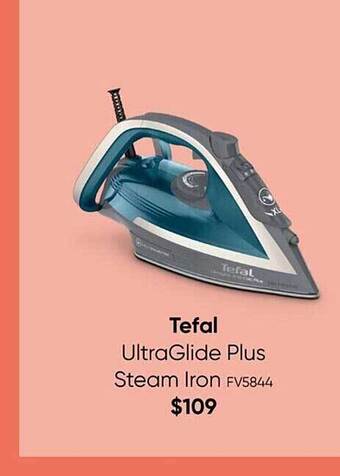 Myer Tefal ultraglide plus steam iron offer