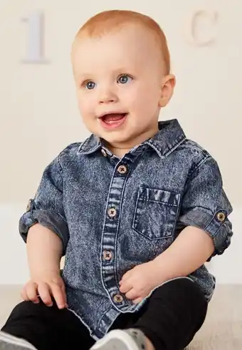 BIG W Dymples Denim Shirt offer