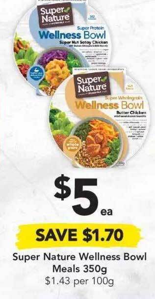 Drakes Super nature wellness bowl meals 350g offer