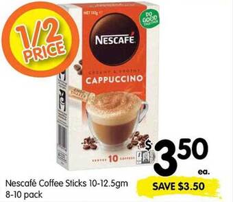 Spar Nescafé coffee sticks offer