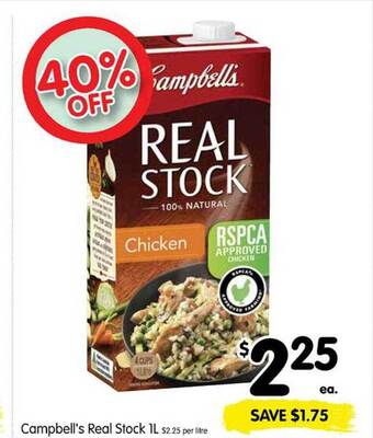 Spar Campbell's real stock offer