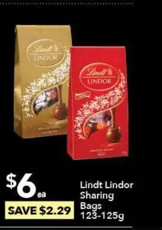 Ritchies Lindt lindor sharing bags offer