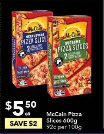 Ritchies Mccain pizza slices offer
