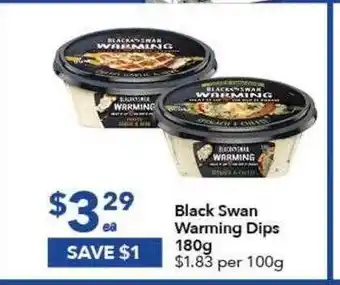 Ritchies Black swan warming dips offer