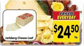Spar Jarlsberg cheese loaf offer