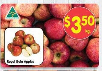 Spar Royal gala apples offer
