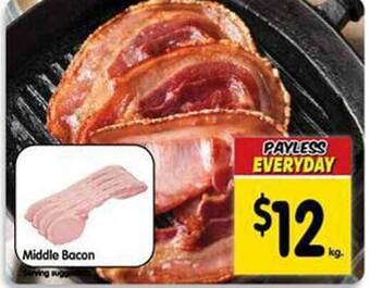 Spar Middle bacon offer