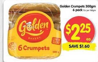 Spar Golden crumpets offer