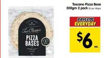 Spar Toscano pizza base offer