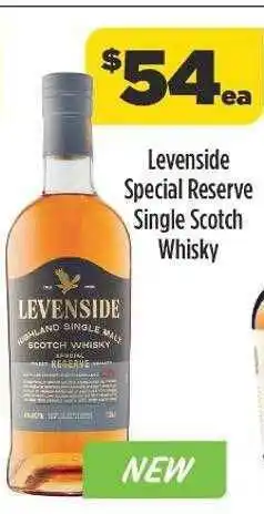 Levenside special reserve single scotch whisky