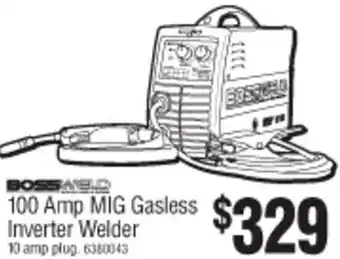 Bossweld 100 Amp MIG Gasless Inverter Welderr