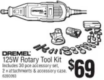 Bunnings Dremel 125W Rotary Tool Kit offer