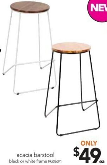 Cheap as Chips Acacia Barstool offer