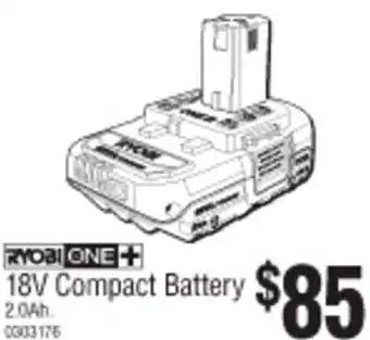 Bunnings Ryobi 18V Compact Battery offer