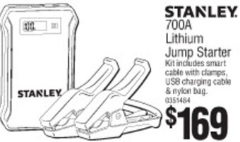 Bunnings Stanley 700A Lithium Jump Starter offer