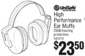 Bunnings Unisafe High Performance Ear Muffs offer