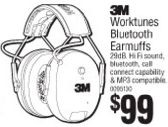 Bunnings 3M Worktunes Bluetooth Earmuffs offer