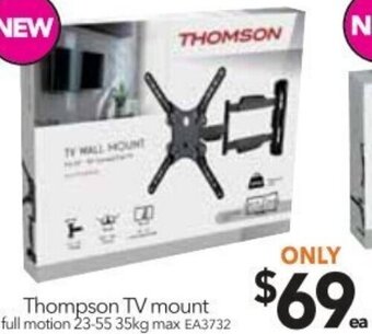 Cheap as Chips Thompson TV mount offer