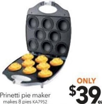 Cheap as Chips Prinetti Pie Maker offer