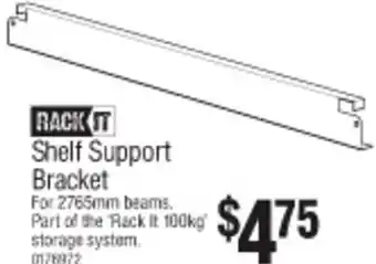 Rack It Shelf Support Bracket