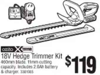 Ozito 18V Hedge Trimmer Kit
