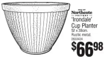 Bunnings Northcote Irondale Cup Planter offer