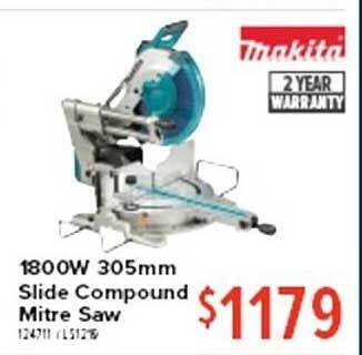 Slide compound mitre saw