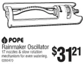 Bunnings Pope Rainmaker Oscillator offer