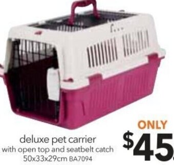 Cheap as Chips Deluxe Pet Carrier 50x33x29cm offer