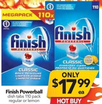 Cheap as Chips Finish Powerball offer